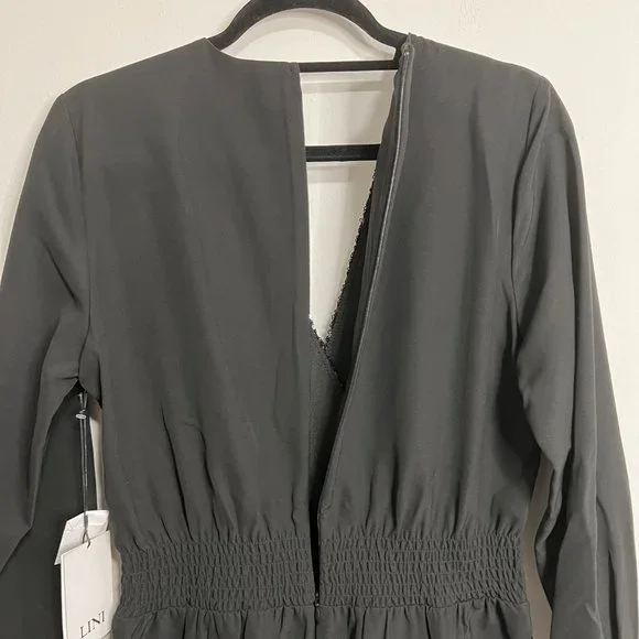 NWT LINI Black Stella Sequined Jumpsuit - Picture 7 of 10